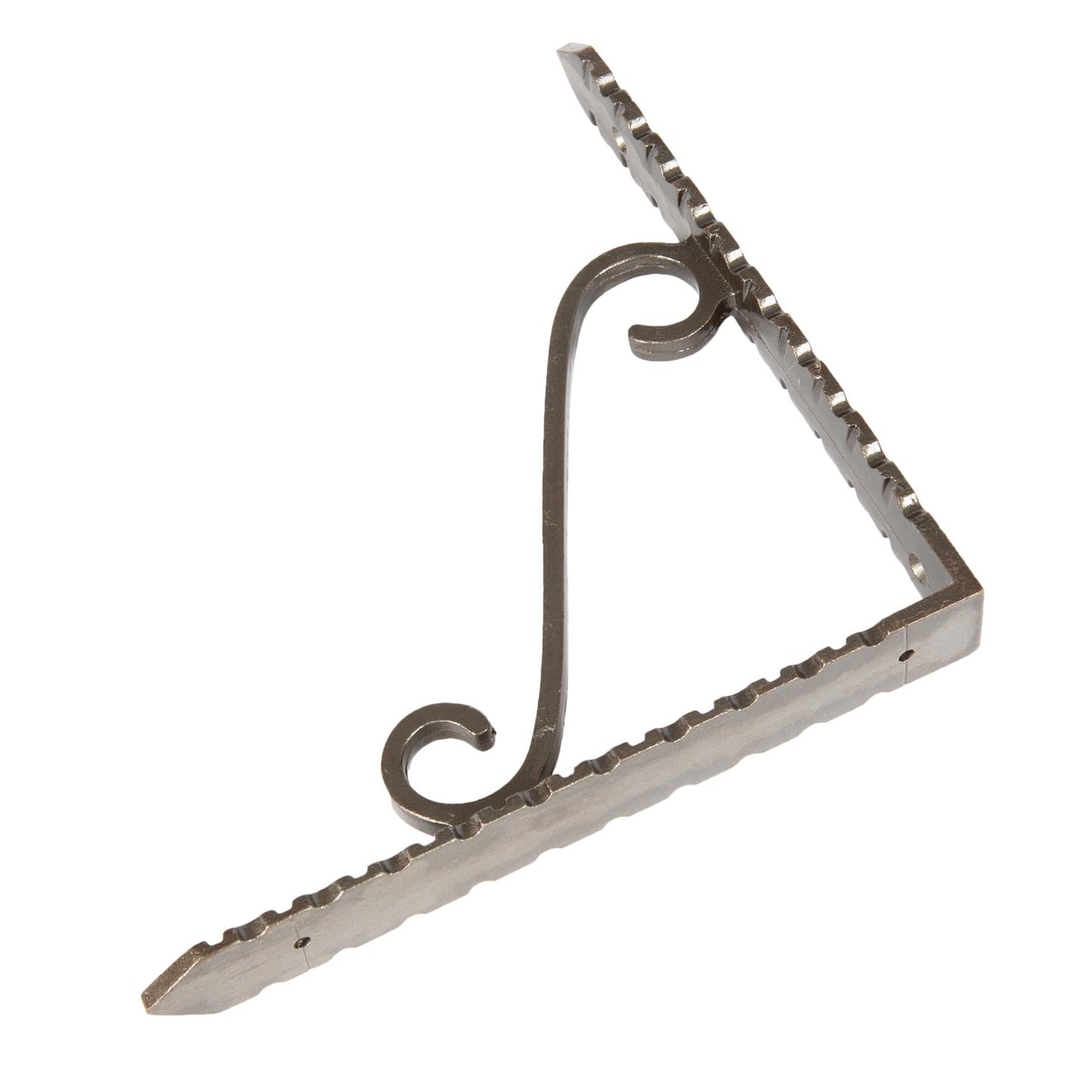 205mm Notched Scroll Iron Shelf Bracket