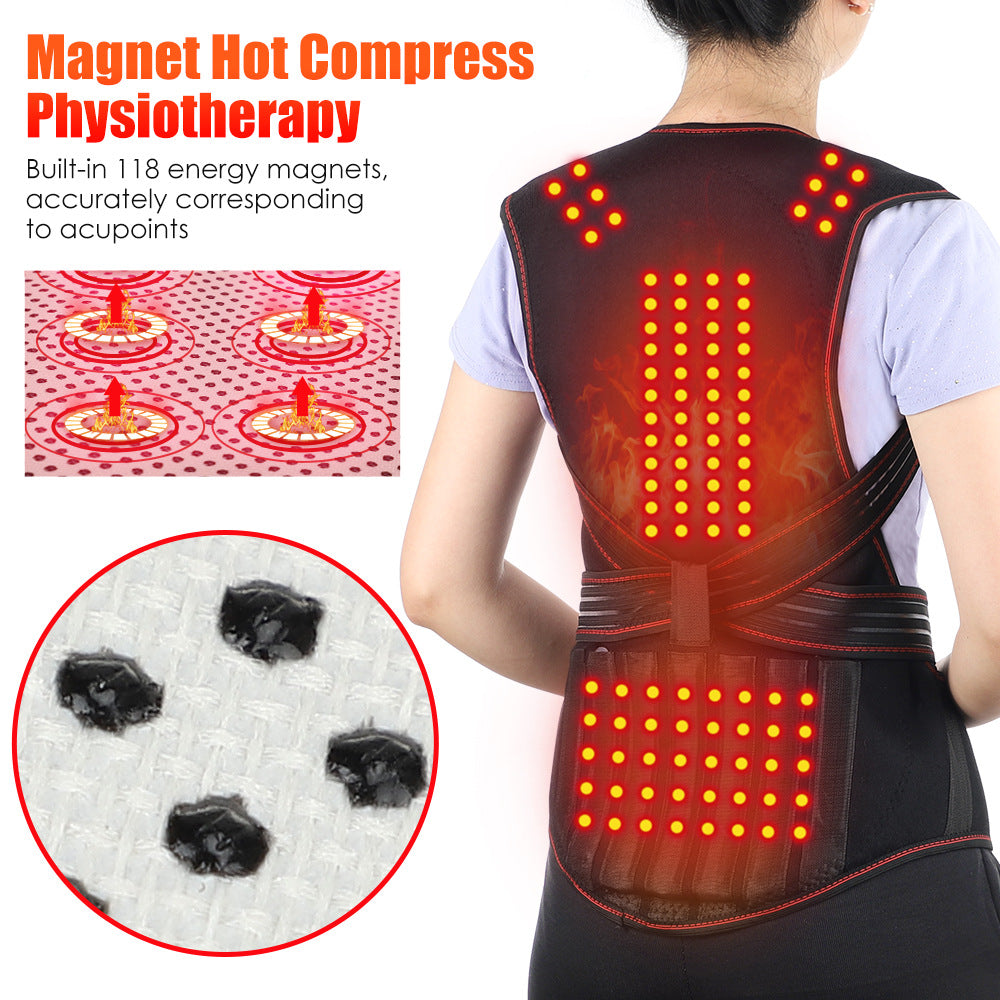 Fever Magnet 7 Support Shoulder Strap Tourmaline Vest Waist Support Belt