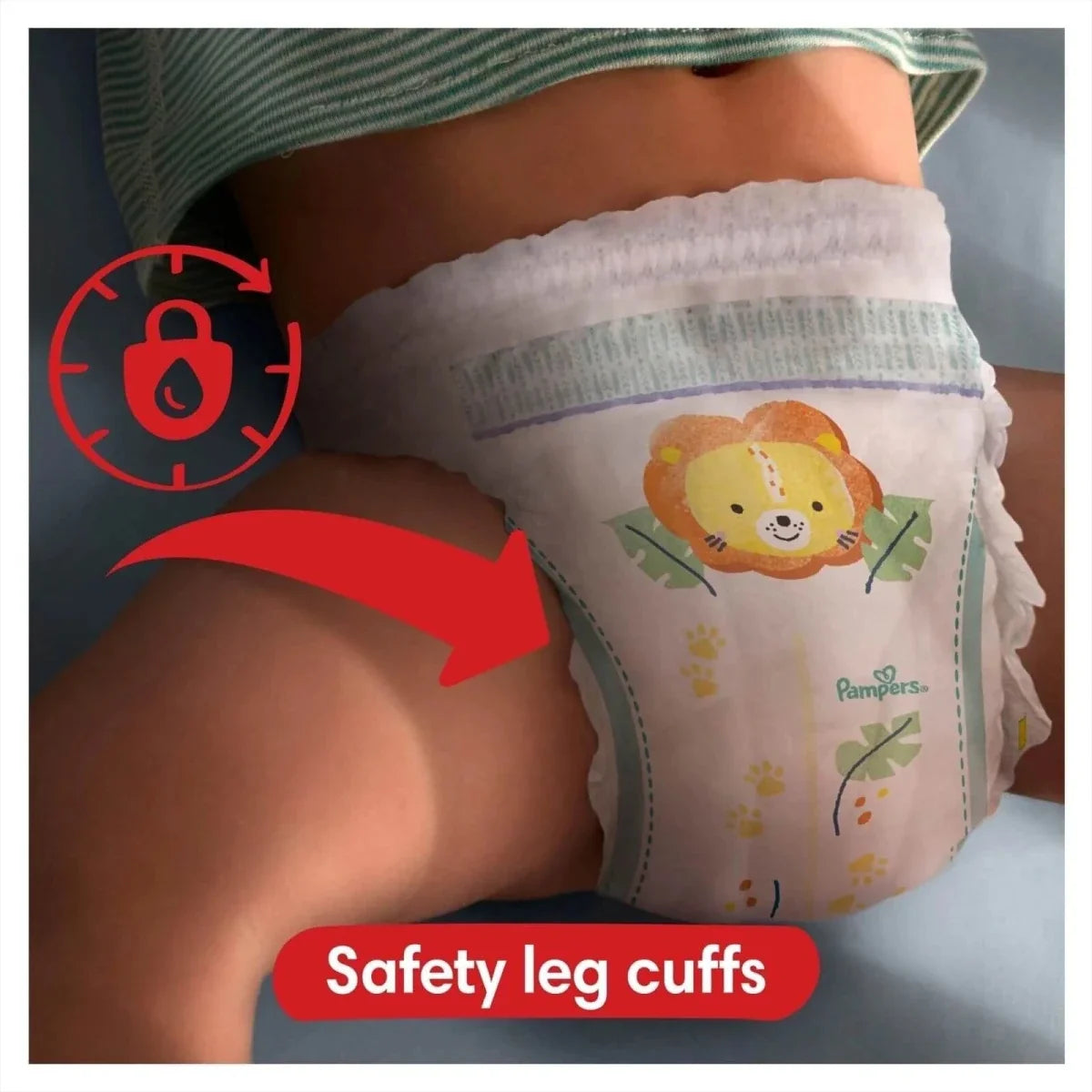 Pampers Baby-Dry Pants Size 5 Jumbo Pack 64 nappies