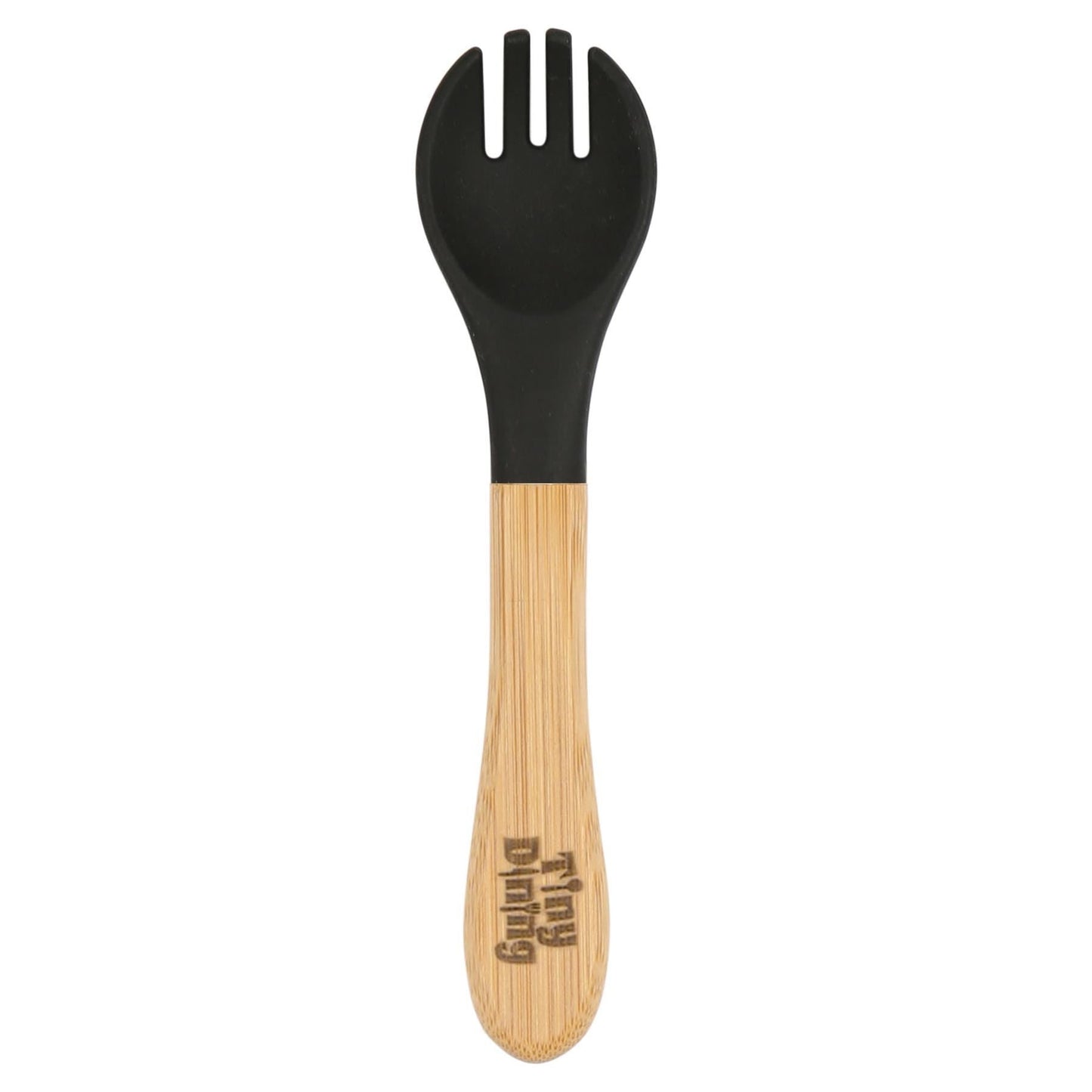 Bamboo Baby Weaning Fork with Silicone Tip