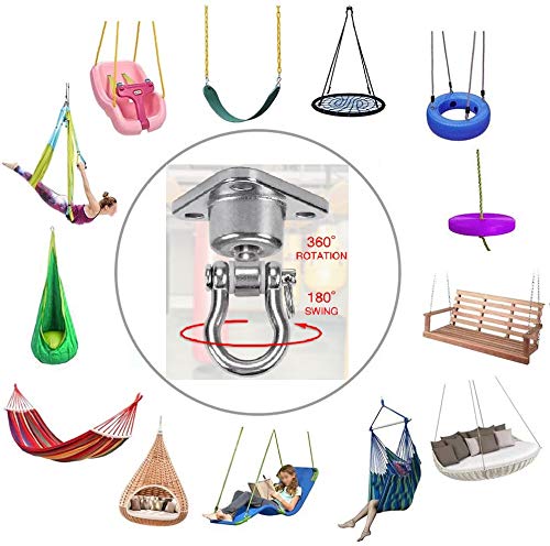 9M Stainless Steel Hanger with Smooth Swivel – 1500 lb Capacity
