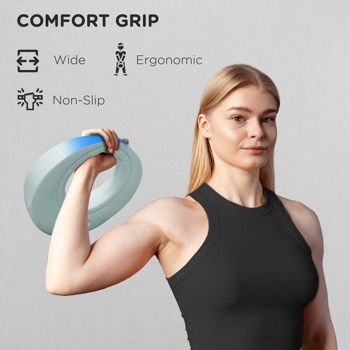 SPORTNOW 6kg Kettlebell for Weight Lifting and Strength Training