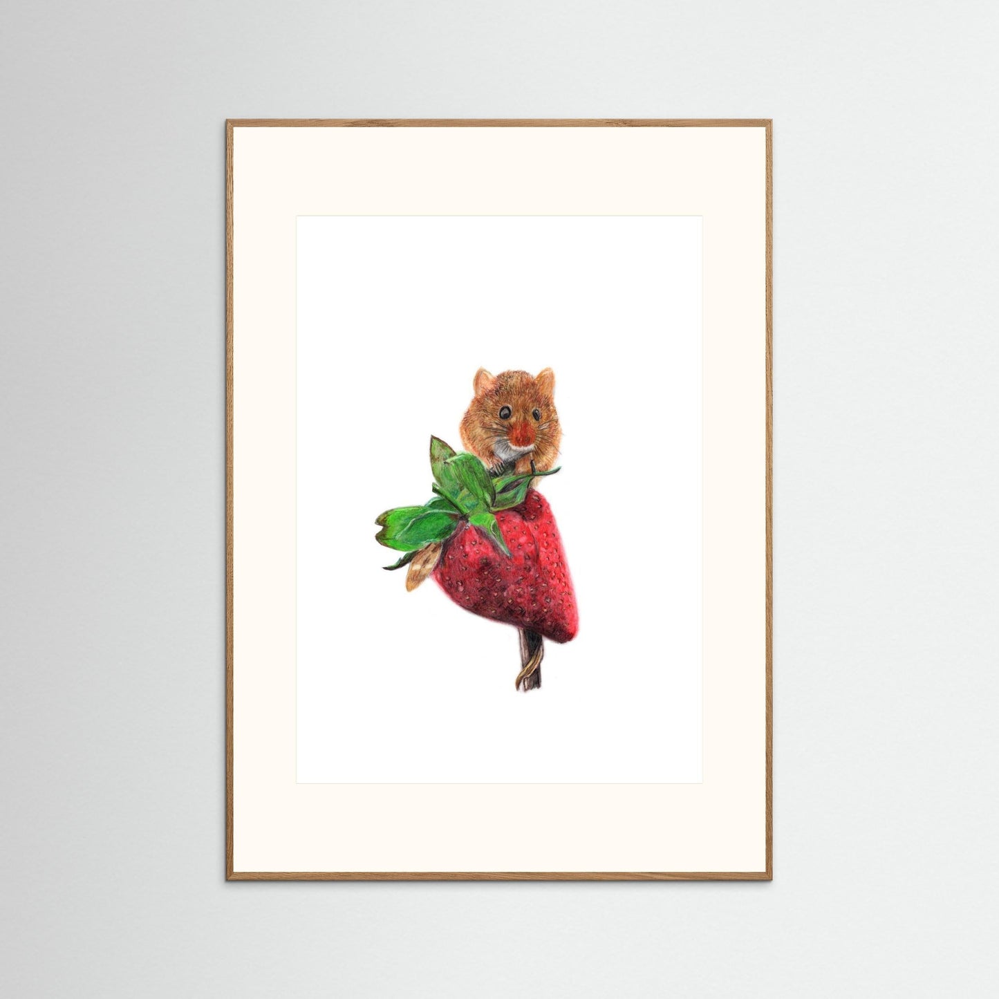 Field Mouse Woodland Art Print