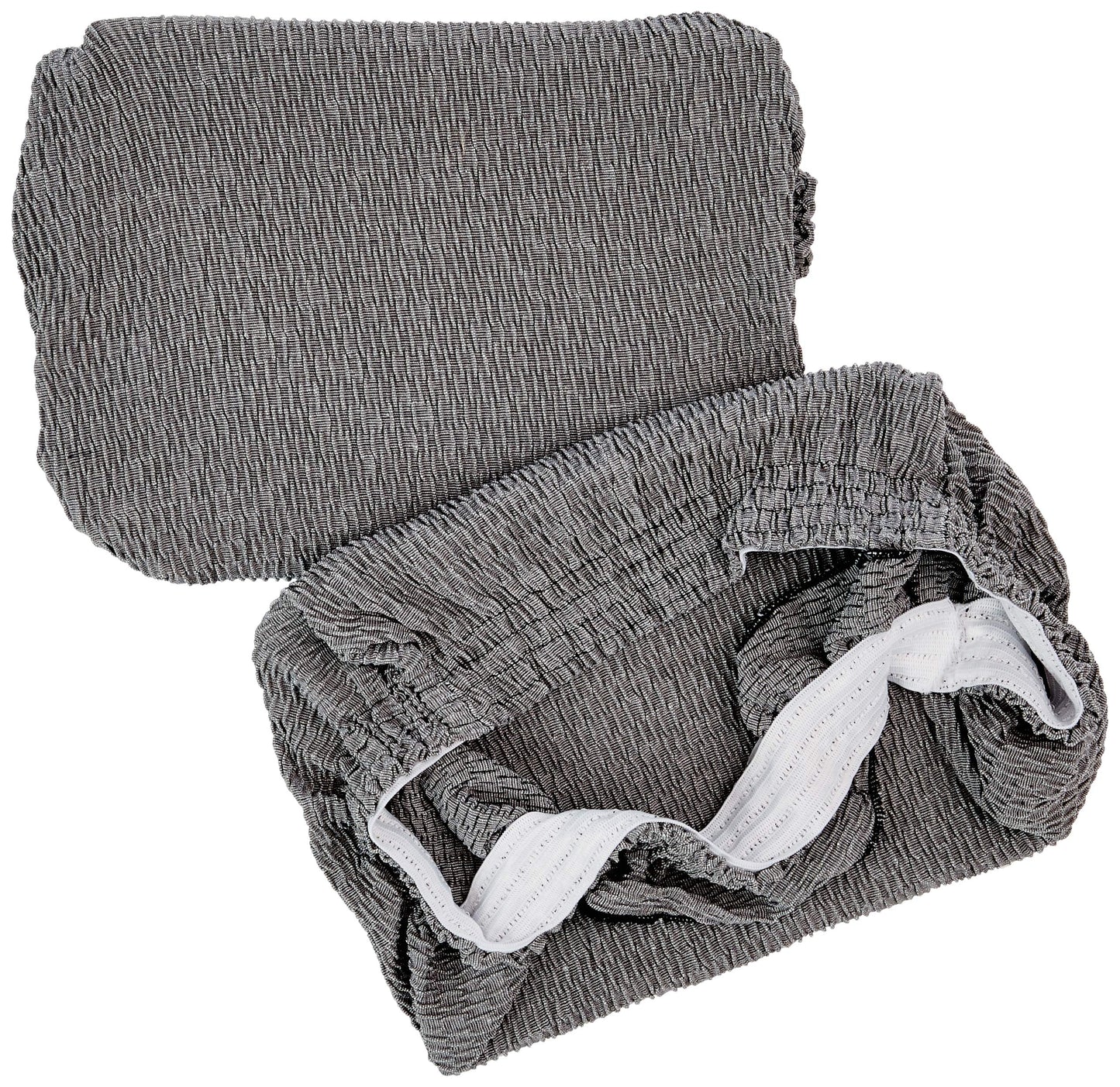 Martina Home Tunez 2 Chair Covers Jacquard Elastic, Grey