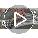 LIVLIG Garden Hose 50m, hosepipes for Garden 1/2 inch Made in Germany, 50m Hose Pipe Made of Recycled PVC, dimensionally Stable, Colour: Green