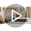 Lifewit 6 Pack 95L Under Bed Storage, Underbed Storage Boxes with lid Clothes Storage Bag Wardrobe Storage Organiser with Reinforced Handle, PVC Window for Duvet, Blanket, Clothing, Shoes, Grey