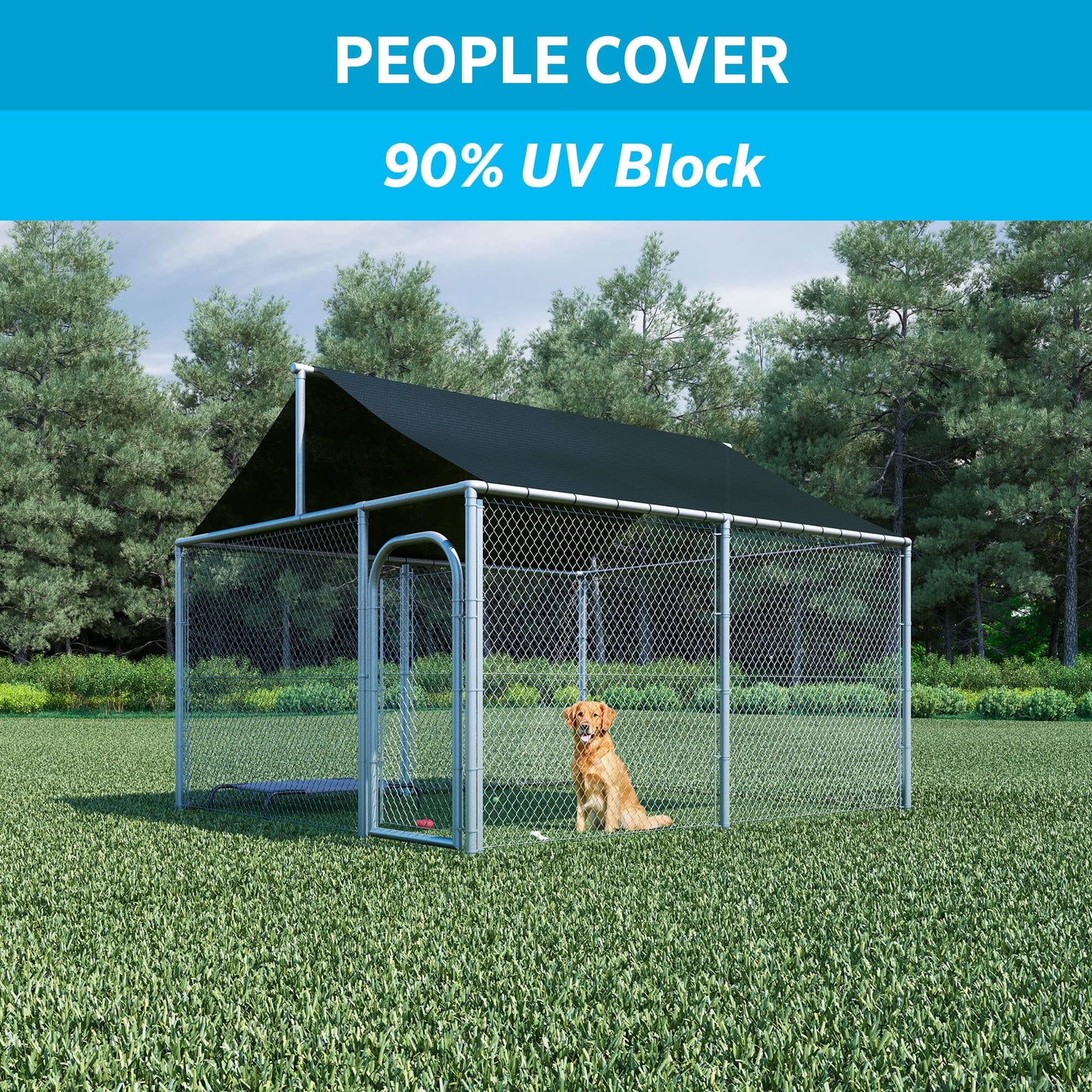 Coolaroo 457839 Shade Fabric with 90% UV Protection (6'x50'), 6' x 50', Graphite