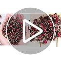 TooGet Dried Flower Tea Fragrant Red Golden-rim Rose Buds Rose Petals Natural Herbal for Tea, Culinary Food Grade - 4 OZ