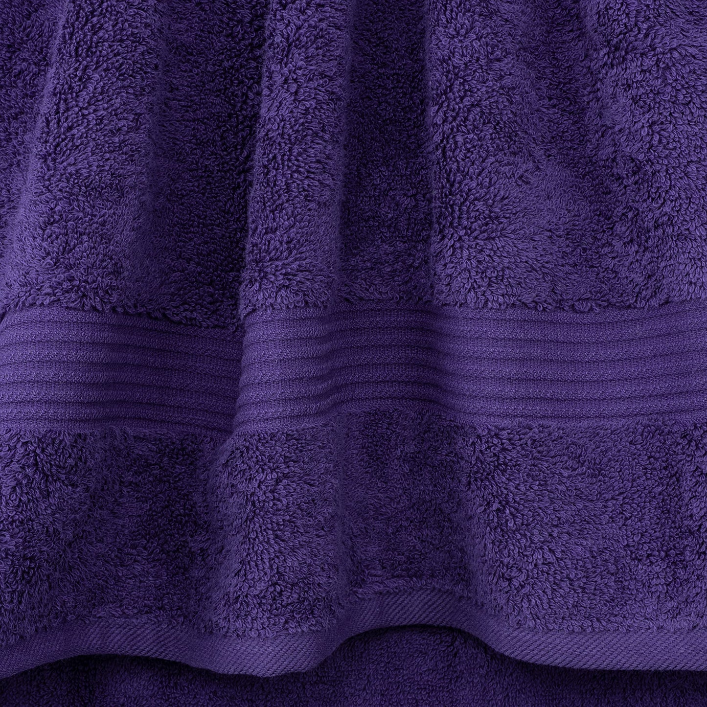 Cotton Paradise Hand Towels for Bathroom, 100% Cotton Turkish 4 Piece Hand Towel Set, Soft Absorbent Face Towels Clearance Set, Purple Hand Towels
