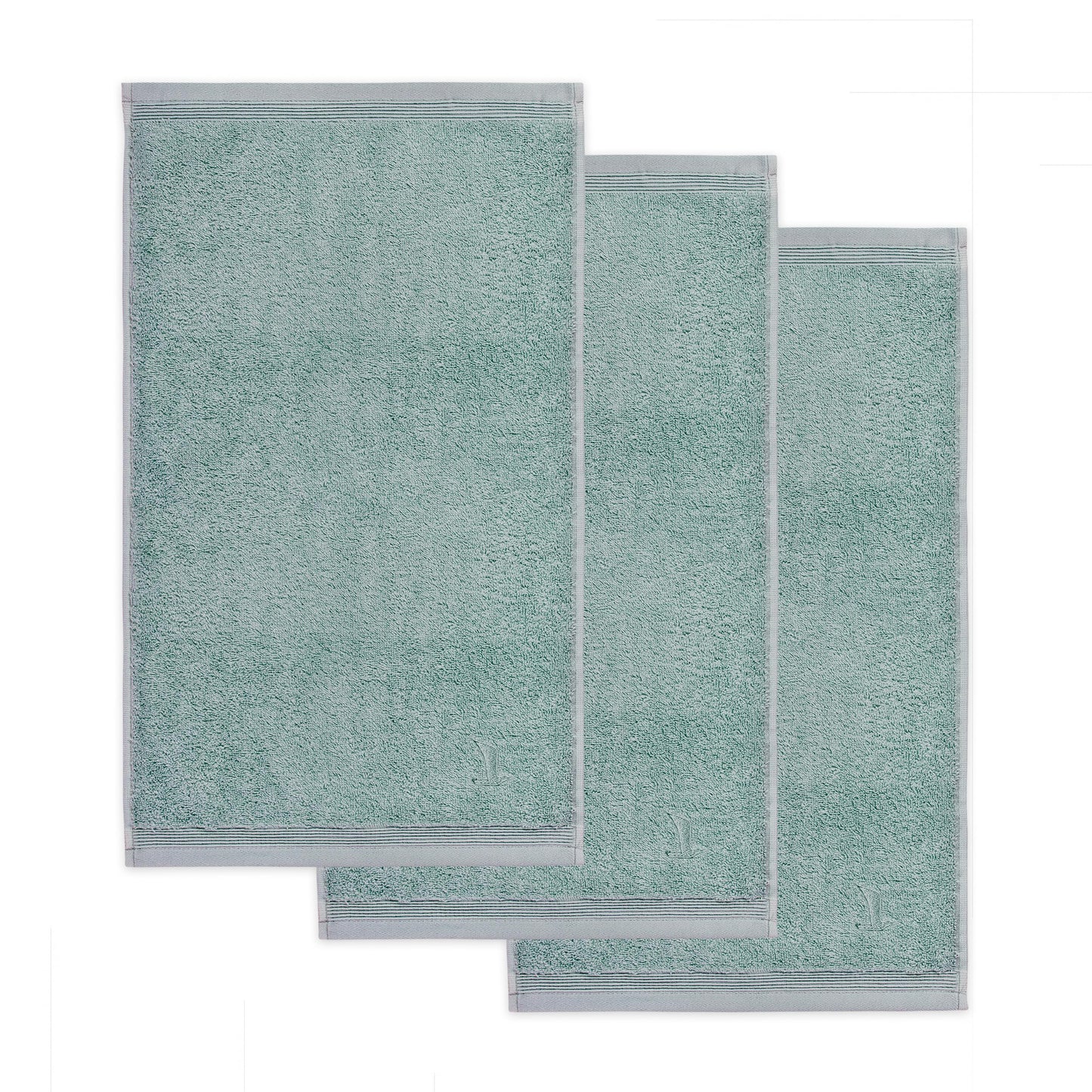 M?ve Super Fluffy Guest Towel 30 x 50 cm 100% Cotton Tea Set of 3