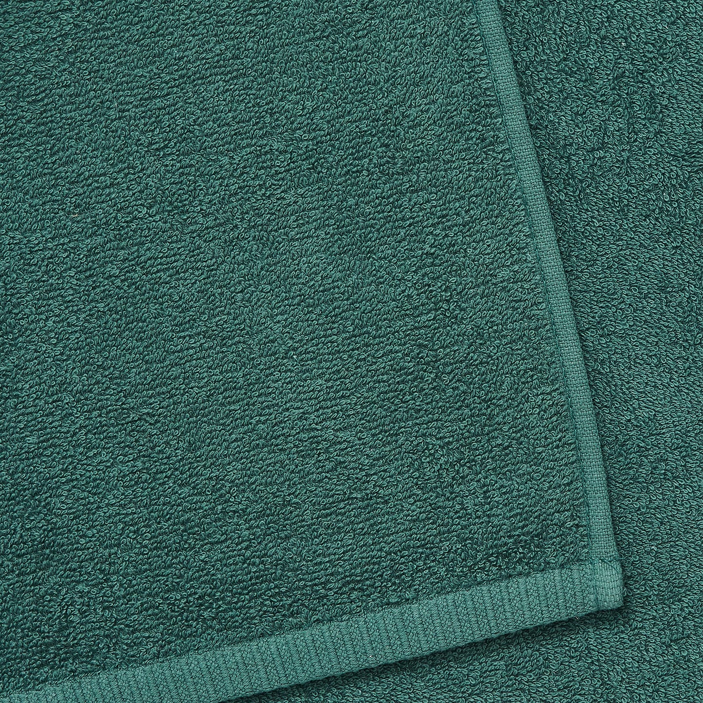 Catherine Lansfield Quick Dry Cotton Bath Towel Forest Green