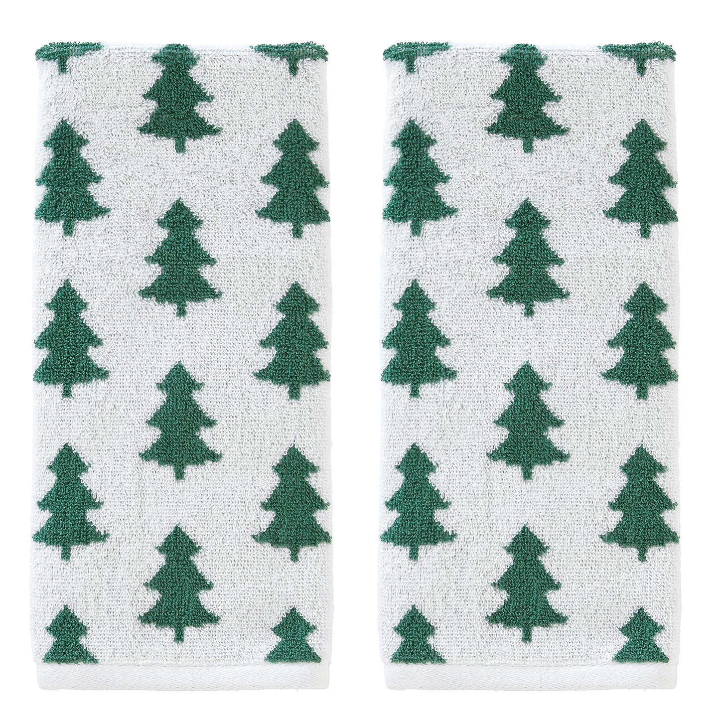 SKL Home Holiday Trees Hand Towel, 2-Pack