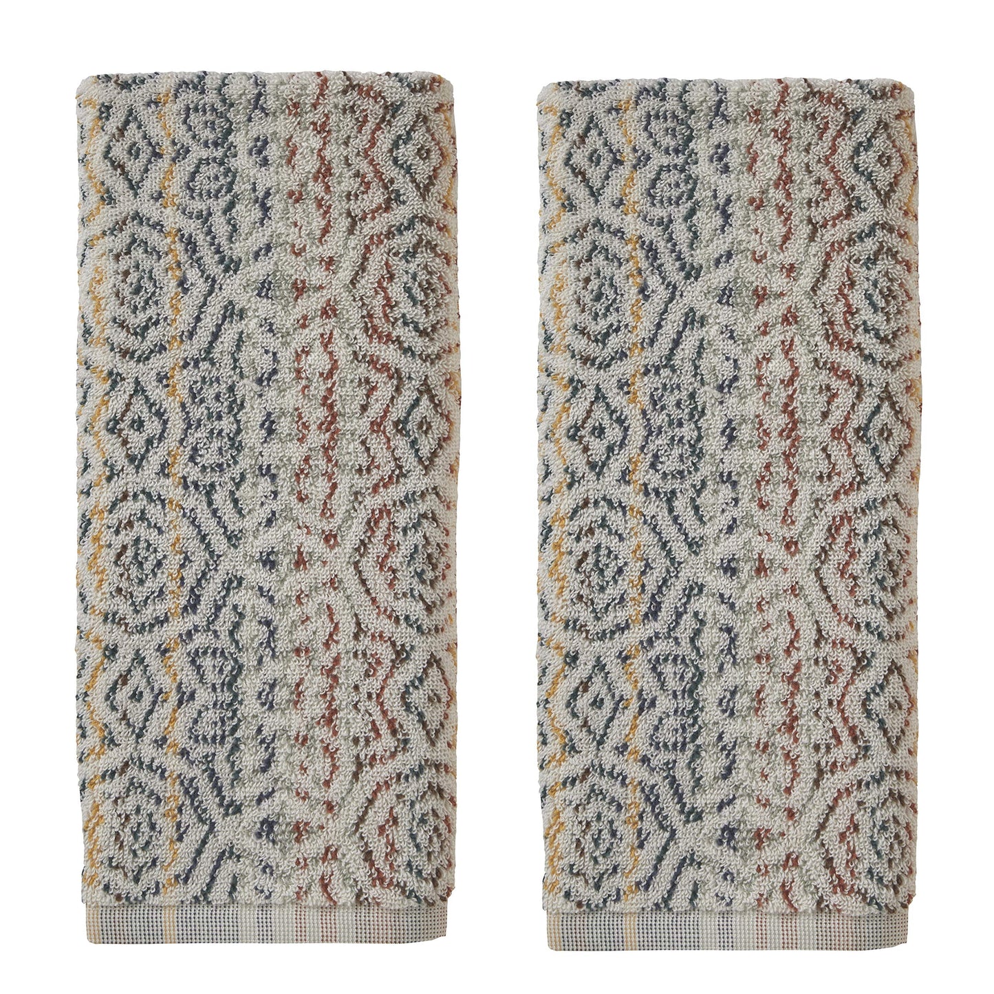 SKL Home by Saturday Knight Ltd. Rhapsody Hand Towel Set, 16x26, Spice