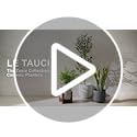 LE TAUCI 30 cm Plant Pot, Ceramic Large Planters for Indoor Plants, Indoor Plant Pots for Home Garden Patio Office, Outdoor Flower Pots with Drainage Holes and Rubber Plug, White