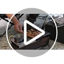 笑's Sho's B-6 Kun, Japanese compact charcoal Grill "KAN"(hot sake) Grill set, foldable hibachi, drink warm & grill plate, carafe, cup