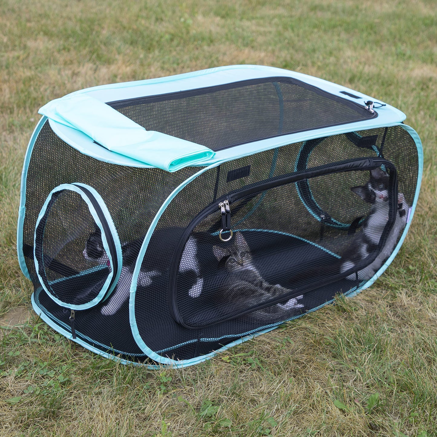 Kitty City Outdoor Catio Mega Kit for Cats, Replacement Parts, and 10' Tunnels