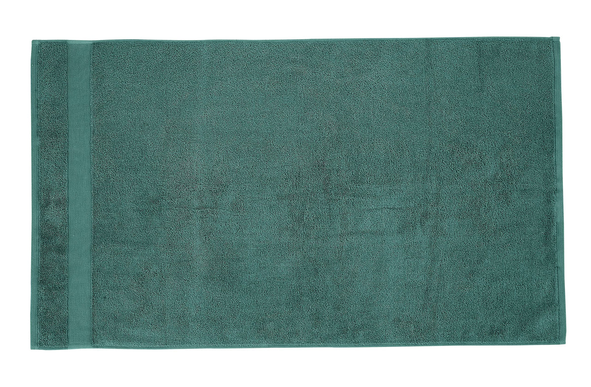 Catherine Lansfield Bathroom Anti Bacterial 500 gsm Soft & Absorbent Cotton Bath Sheet Forest Green