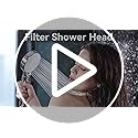 Magichome Shower Head and Hose 2M, High Pressure Filter Shower Head 5 Modes, Universal Hard Water Softener Showerhead with Extra Replaceable Accessories