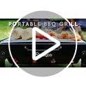 CUQOO Easy-to-use Portable BBQ Grill – Foldable Barbeque Outdoor Travel | Charcoal Barbecue Perfect for Camping, Garden, Picnic Folding Camping Stainless Steel Smoker