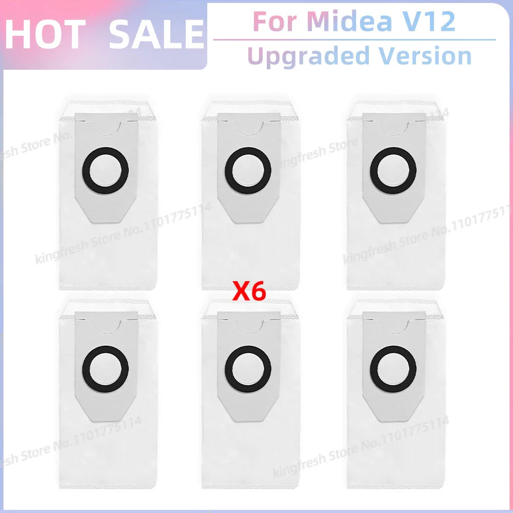 Fit for 미디어 Midea V12 / Eureka J12 Ultra Replacement Parts Accessories Main Roller Side Brush Hepa Filter Mop Cloth Dust Bag
