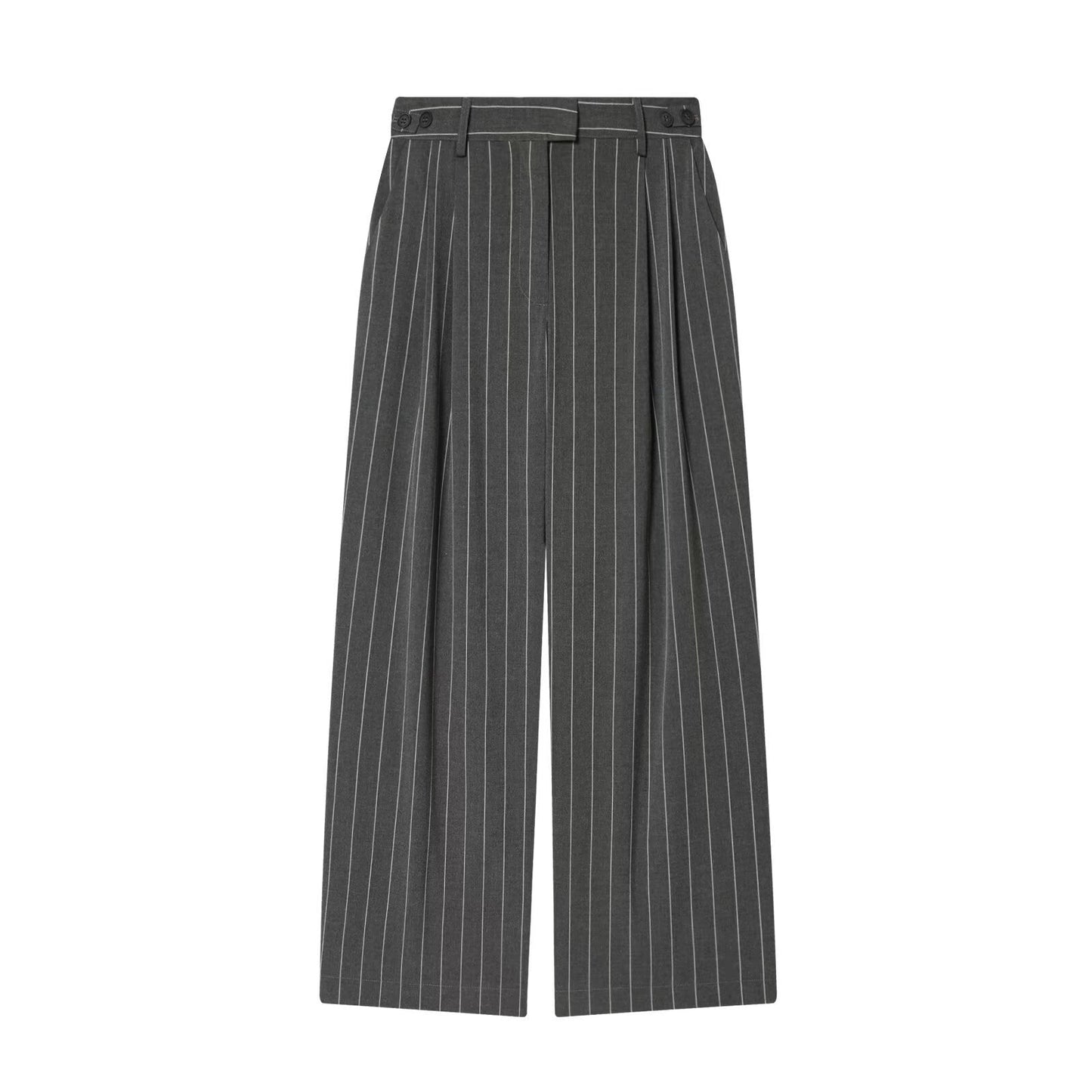 Belted Wrap Suit Set - Premium Two-Piece