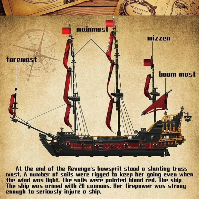 MouldKing Queen Anne's Revenge 13109