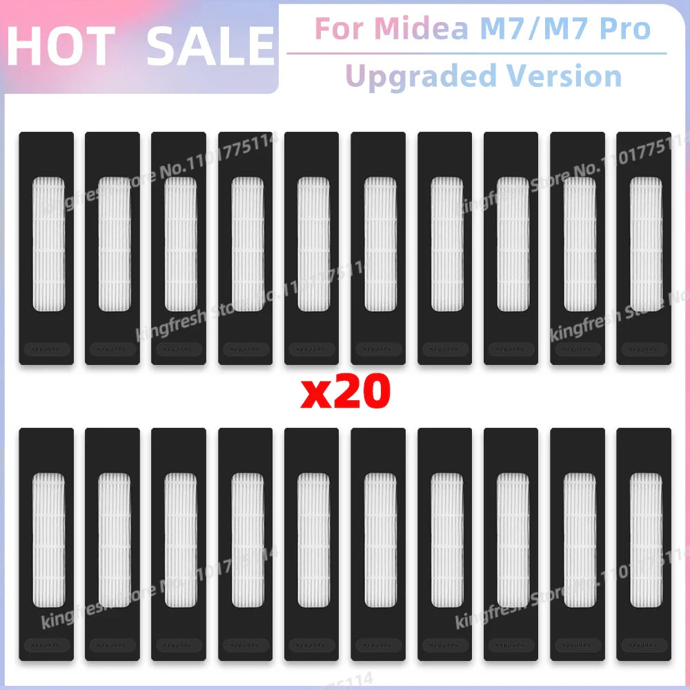 Fit For ( Midea M7 / M7 Pro / M7 EVO, Eureka NER700 ) Vacuum Parts Main Roller Side Brush Hepa Filter Mop Cloth Accessories