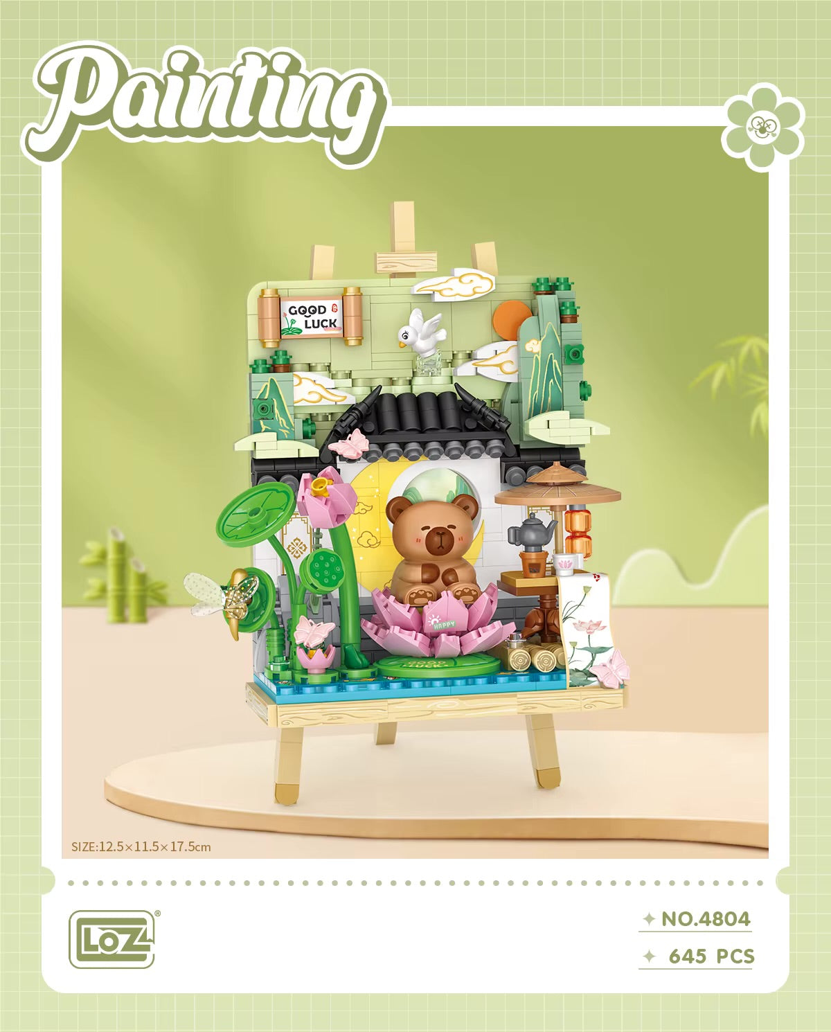 LOZ Lotus Garden Painting Easel 4804