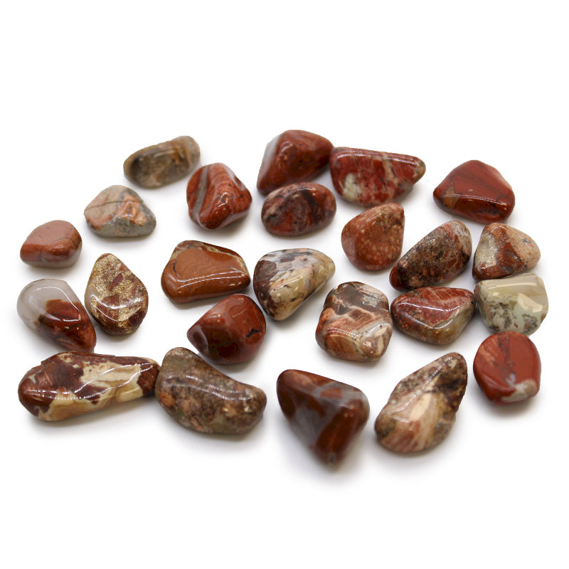 Light Jasper Becciated Small African Tumble Stone