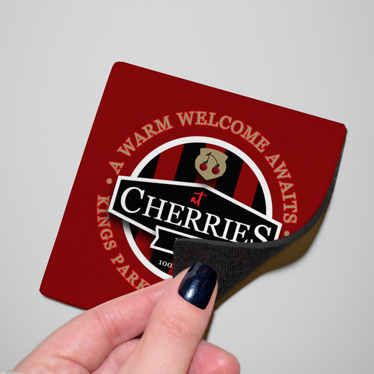 Bournemouth Cherries Bar - Football Coaster - Square Or Circle