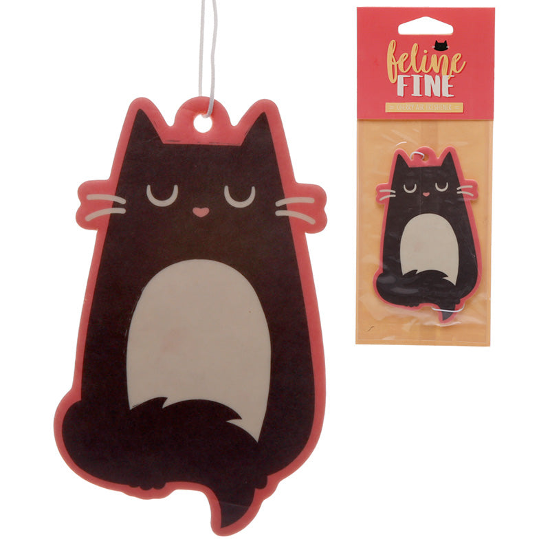 Air Freshener - Cherry Scented Feline Fine Black Cat