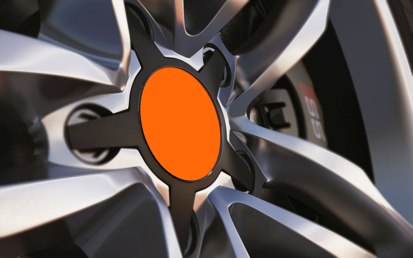 Upload Your Own Custom Design Universal Fit Alloy Wheel Centre Cap Badges (Pack of 4)