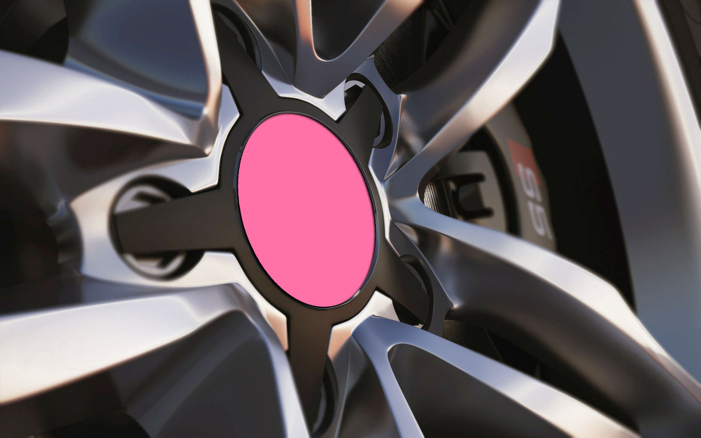 Upload Your Own Custom Design Universal Fit Alloy Wheel Centre Cap Badges (Pack of 4)