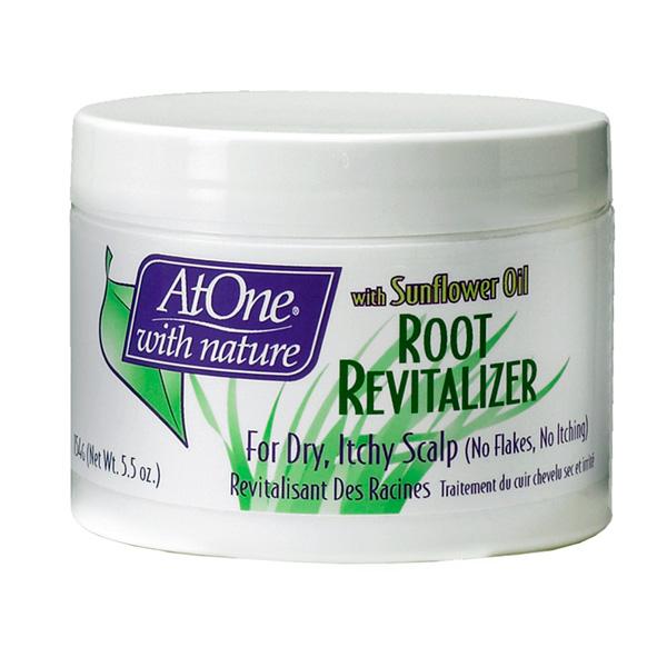 AtOne With Nature Root Revitalizer 5.5 oz / 163 ml - For Dry, Itchy Scalp & Dandruff Relief