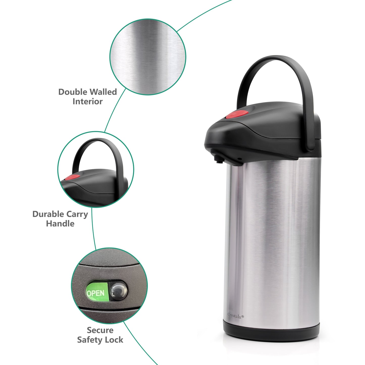Stainless Steel Airpot Flask