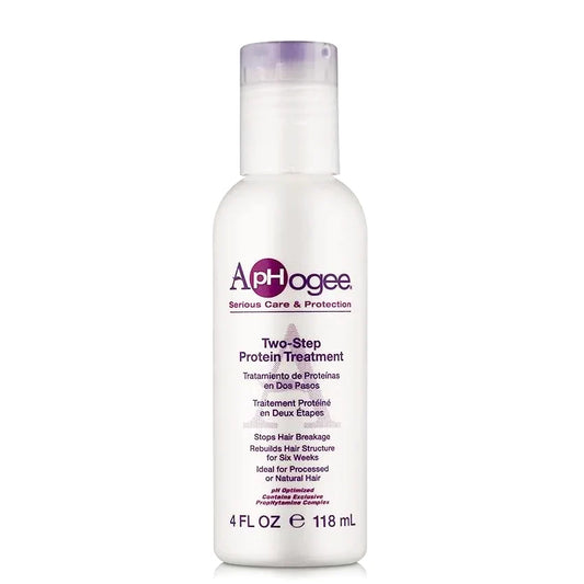 ApHogee Two Step Protein Treatment 4 oz / 118 ml - Intensive Hair Repair for Damaged Hair