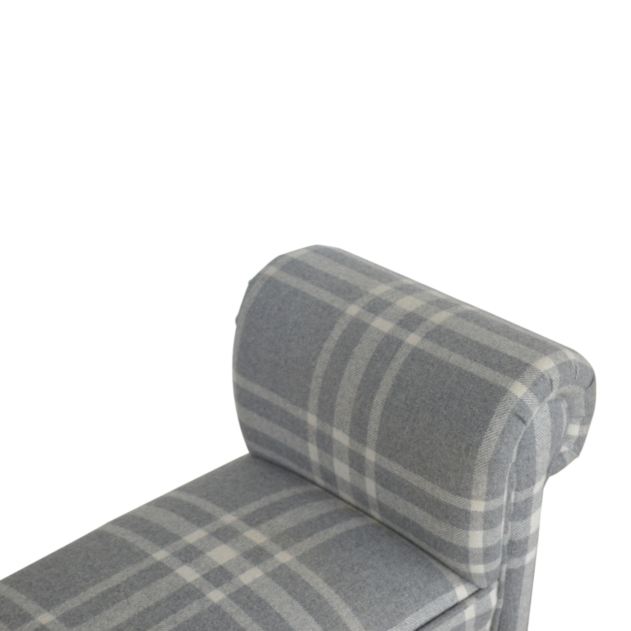Canus Tartan Bedroom Bench Handcrafted Elegant Design for Living Space