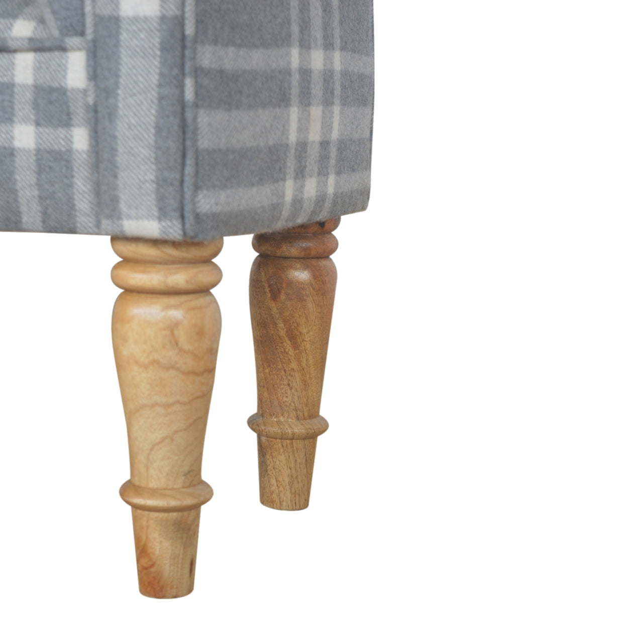 Canus Tartan Bedroom Bench Handcrafted Elegant Design for Living Space