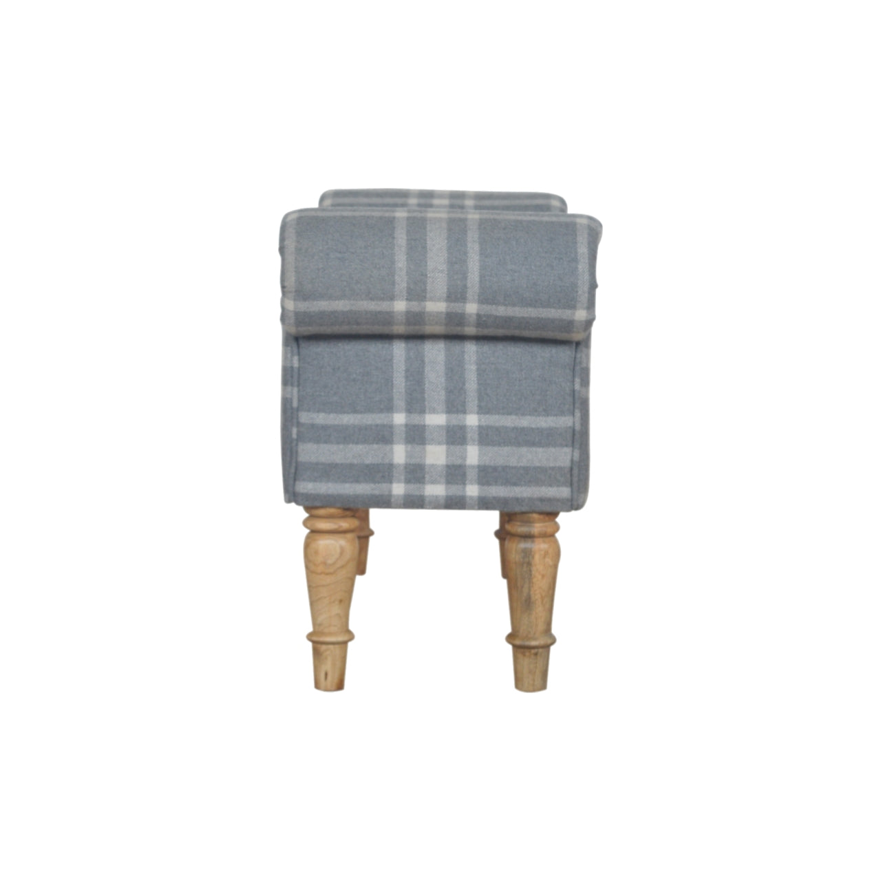 Canus Tartan Bedroom Bench Handcrafted Elegant Design for Living Space