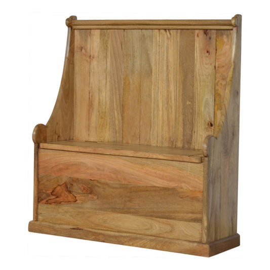 Granary Royale Monks Bench | Oak Solid Mango Wood