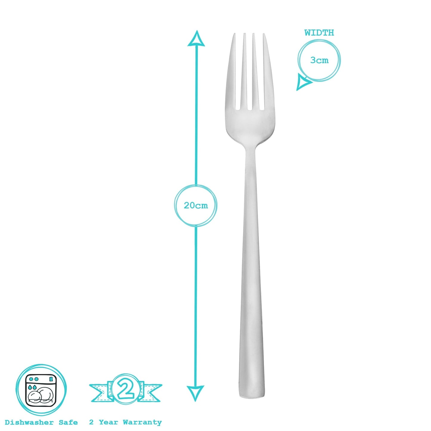 48pc 18/0 Stainless Steel Cutlery Set