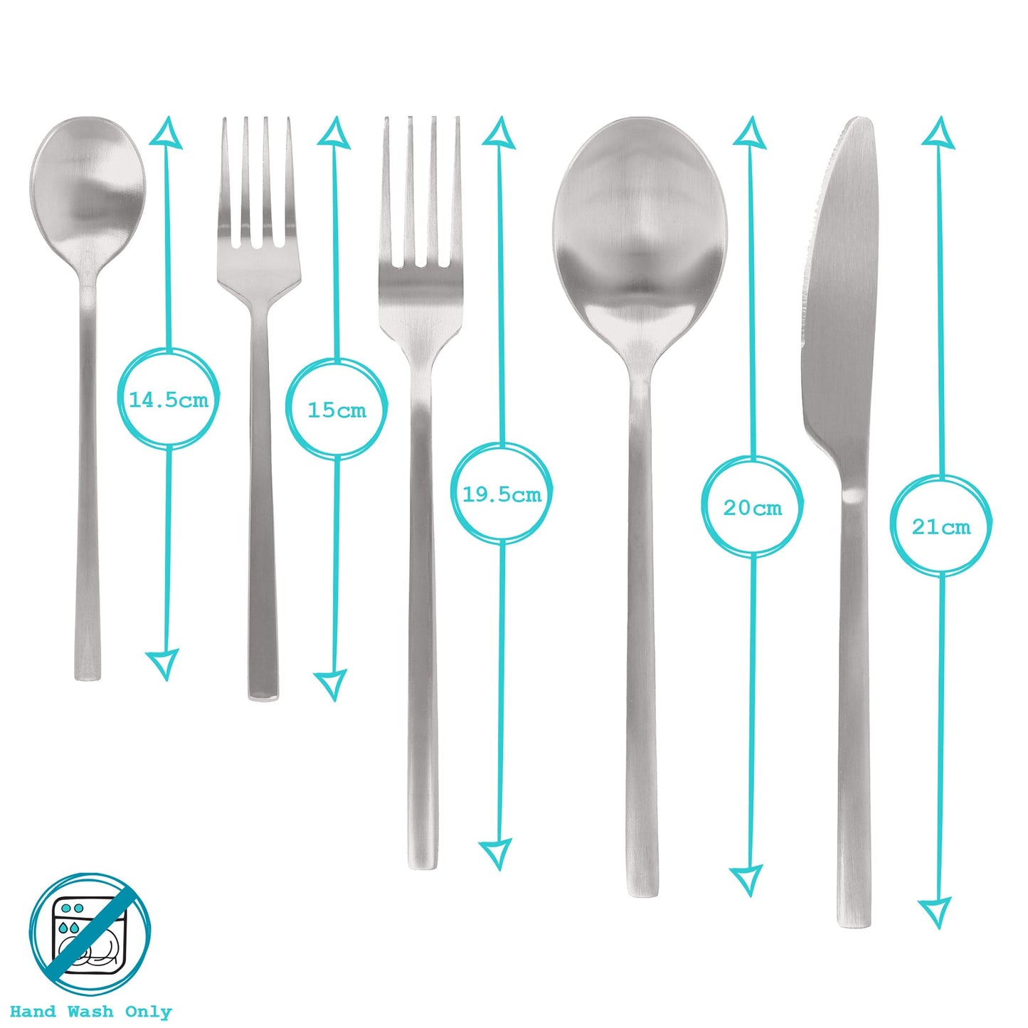 20pc Stainless Steel Cutlery Set