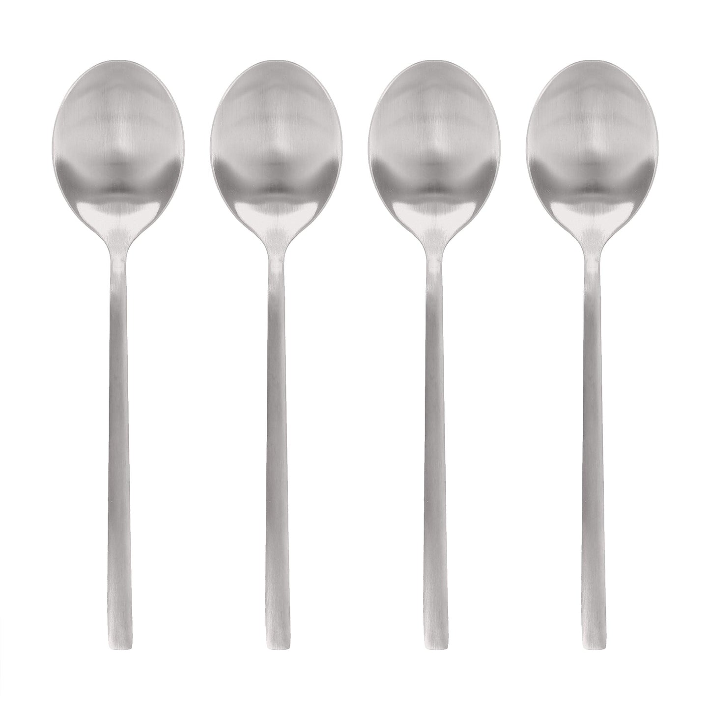 Stainless Steel Dessert Spoons - 20cm - Pack of Four