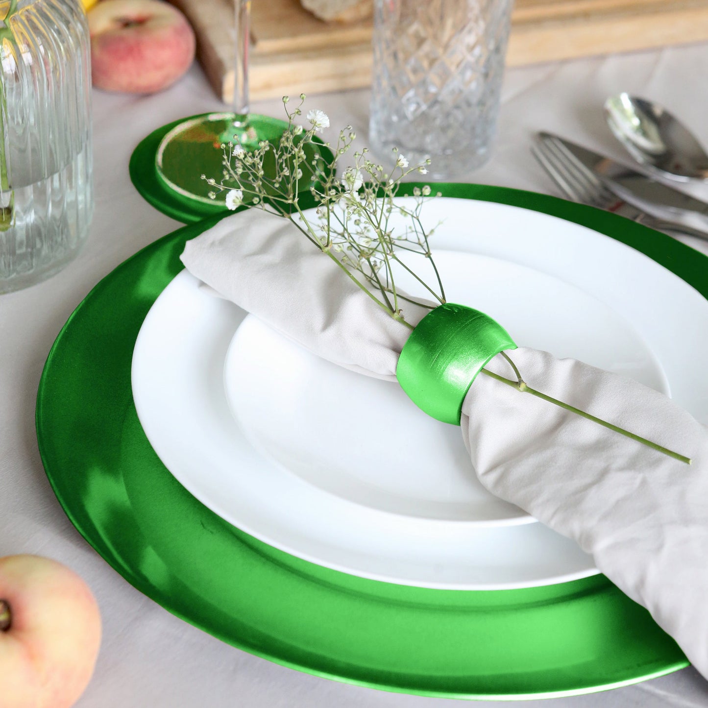Metallic Melamine Coasters - Pack of Six