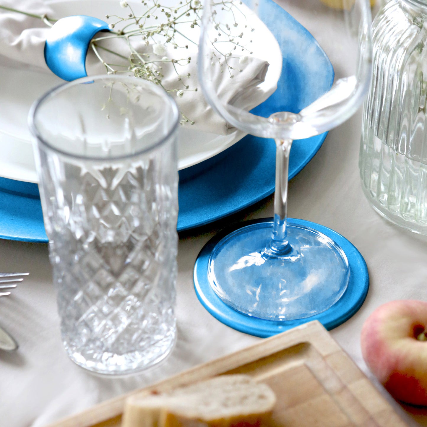 18pc Metallic Charger Plates Set