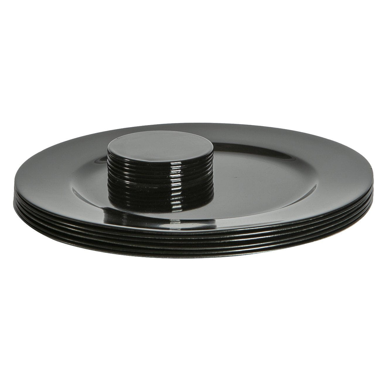 12pc Metallic Charger Plates Set