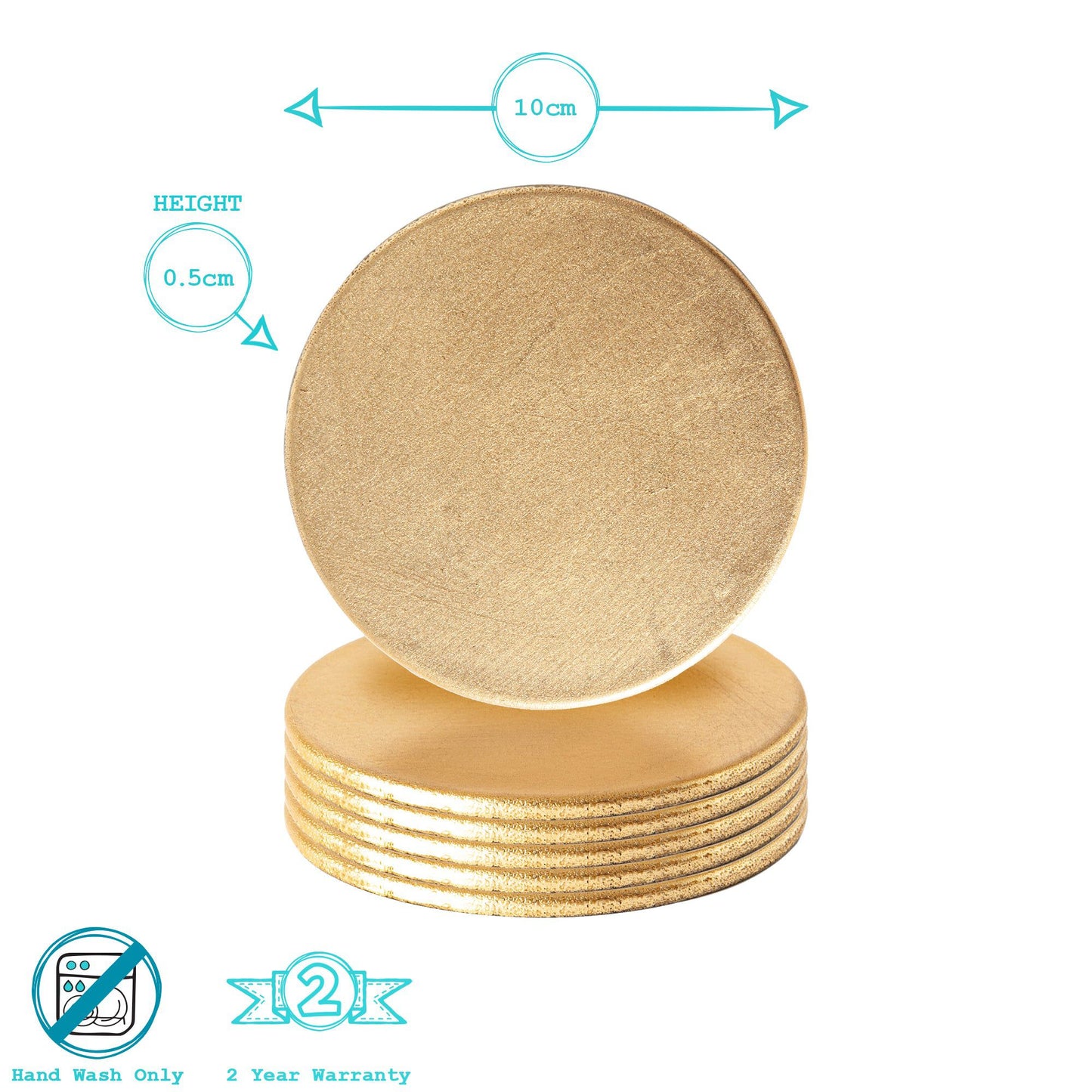 12pc Metallic Charger Plates Set
