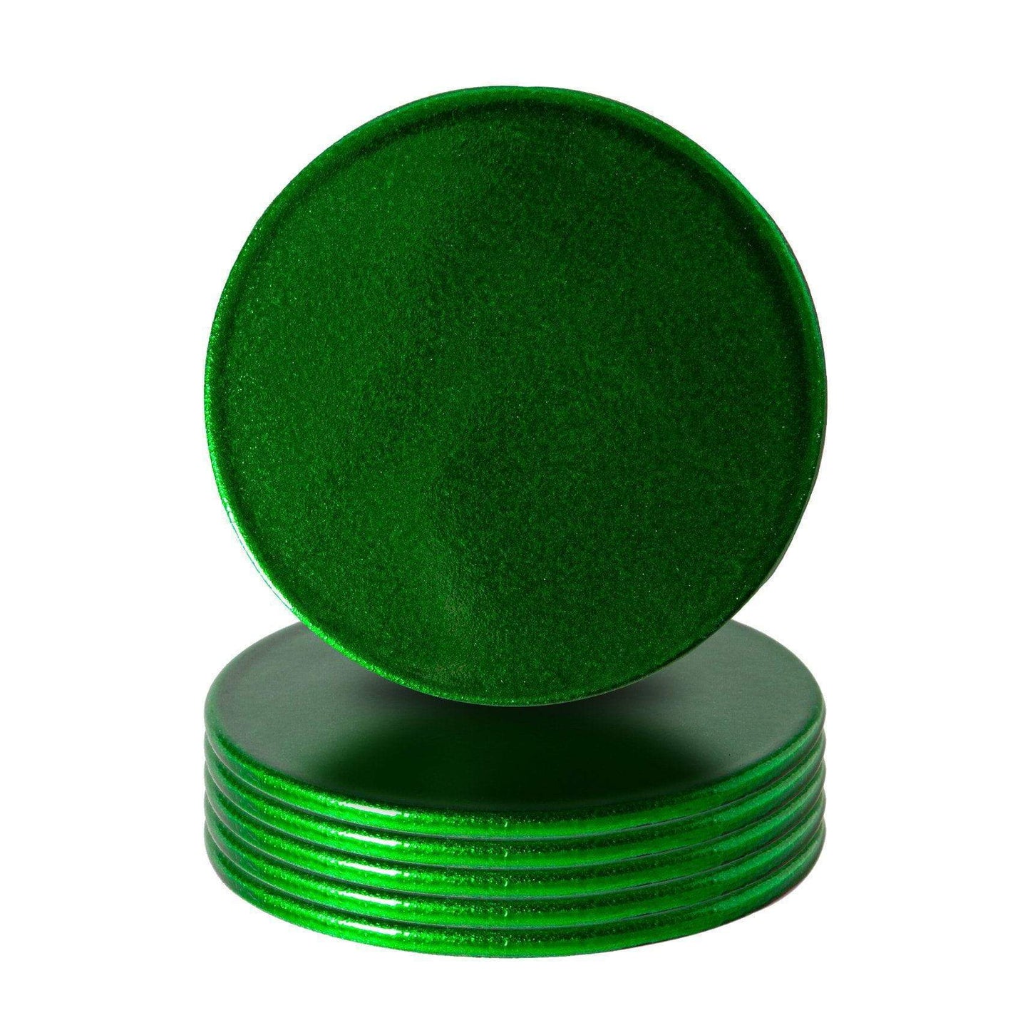 Metallic Melamine Coasters - Pack of Six
