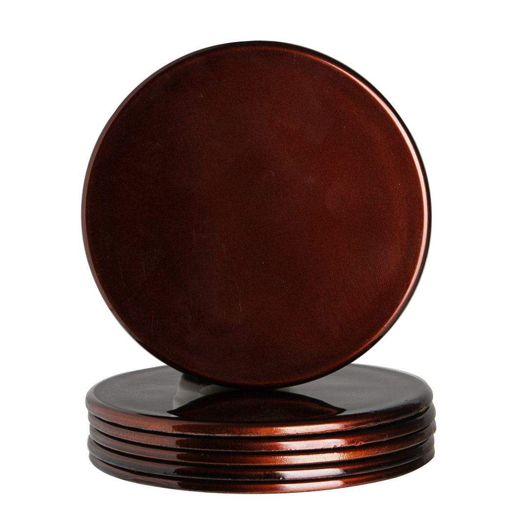 Metallic Melamine Coasters - Pack of Six