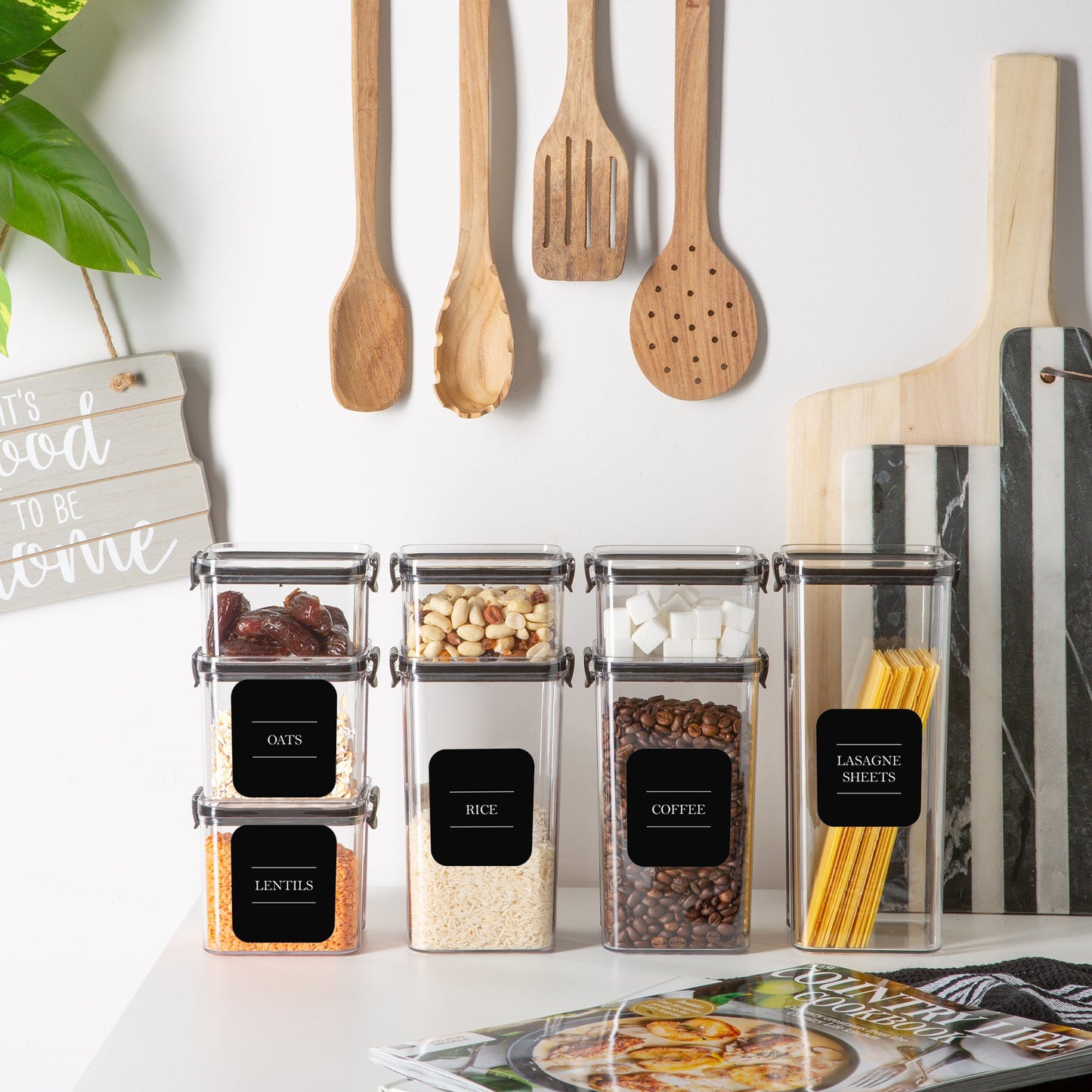 1.8L Airtight Plastic Food Storage Container